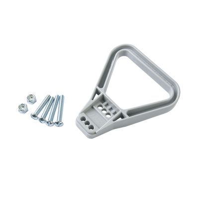 Gray polycarbonate handle kit with screws for Anderson Power Products SY or SB¬Æ connectors.
