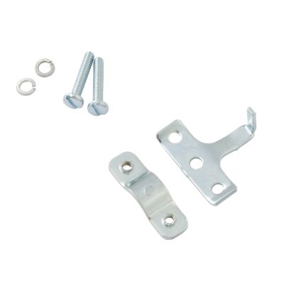 SY5905 cable clamp set for SY or SB 50 connectors, featuring two metal brackets and screws, ideal for dual conductor cables.