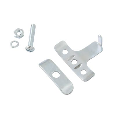 Cable clamp kit for SY or SB 175 connectors, featuring metal components including plates and a screw, without handle.