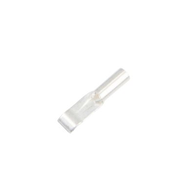 Transparent Anderson Power Products Powerpole contact for electrical connections, compatible with 15 amps, 20-16 gauge wires.