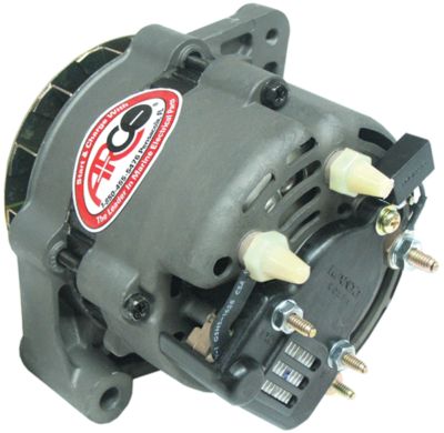 ALTERNATOR 12V 55A SGL GRV OMC REPL PREST-MOTOROLA, 2-IN MNT