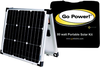 GP-PSK-90 PORTABLE SOLAR 90W 90WATT PORT SOLAR KIT W/10 A CONTROLLER