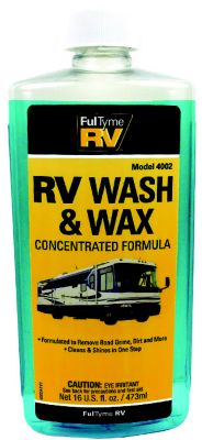 RV WASH & WAX 16 OZ.