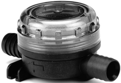 Jabsco 462000000 Pumpguard Coarse Mesh In Line Strainer, 3/4" Hose Barb In/Out, Straight