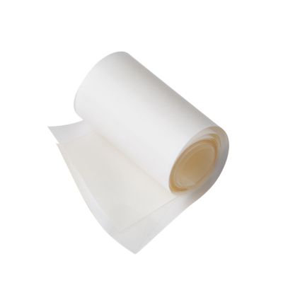 Clear hot-melt adhesive fusion tape roll, ideal for crafting, repairs, and DIY projects.