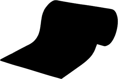 CARPET ROLL 11  X 12′ BLK BLACK MA