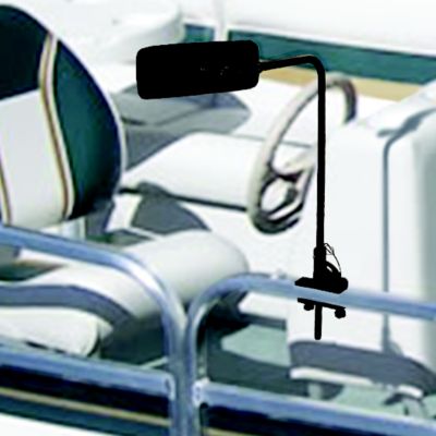 PONTOON BOAT SKI MIRROR W/BKT