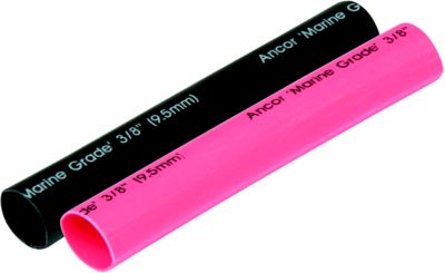 Ancor 304602 Marine Grade™ Adhesive Lined Heat Shrink Tubing, 3/8" x 3" , Black/Red, 1/1/Pk