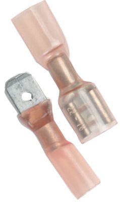 Heat Shrink Disconnect, Female 22-18, .187, 100pc