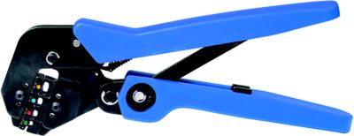 Angled Double Crimp Ratcheting Crimper