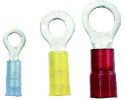 Nylon Ring Terminal, 12-10 3/8″, 4pc