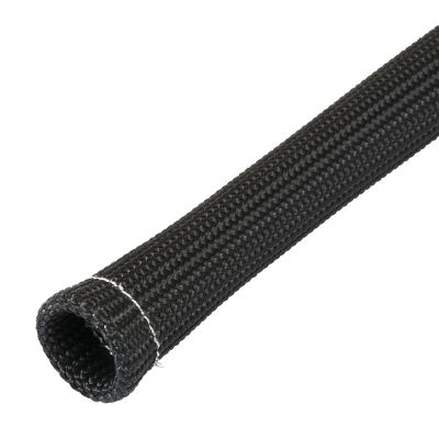 Black Techflex Insultherm Spark Plug Boot Insulator with braided texture.