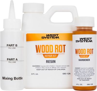 West System C69012  Wood Rot Repair Kit, 12 oz.