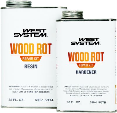 West System C69015Q  Wood Rot Repair Kit, 1.5 qt