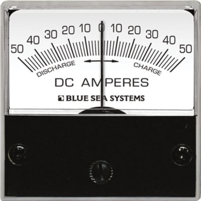 Ammeter Micro DC 50-0-50A w/Shunt