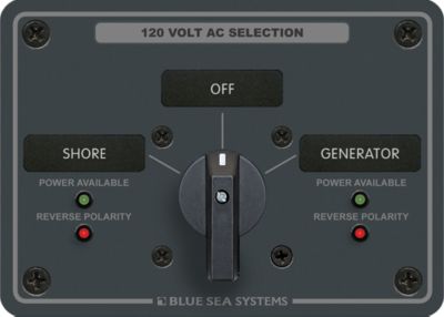 AC Rotary Panel 120VAC/32A OFF + 2