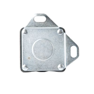 Pollak solenoid with a metal casing and mounting holes, showcasing design details. Ideal for grounding and intermittent use.