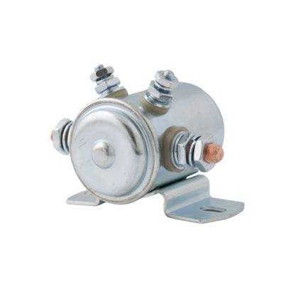 Insulated continuous solenoid with metal casing and mounting bracket, featuring multiple connectors and a robust design.