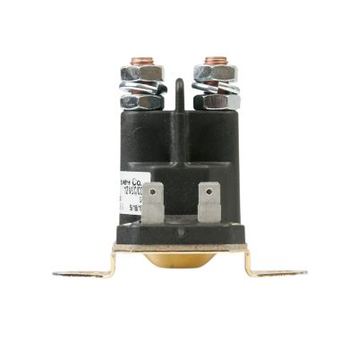 Cole Hersee continuous solenoid, SPST, with durable plastic casing and dual terminal posts, designed for 12V applications.