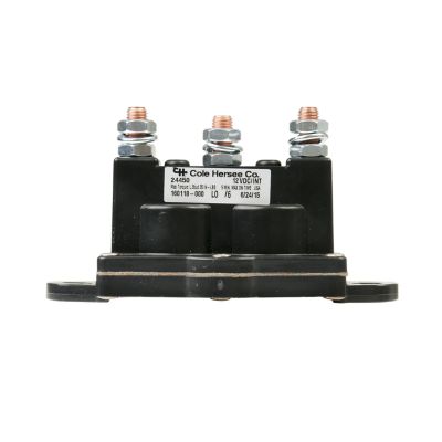Cole Hersee 12V motor reversing solenoid with multiple connections and durable design, ideal for automotive applications.