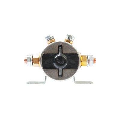Cole Hersee latching solenoid with visible terminals and metallic body, designed for efficient electrical control.