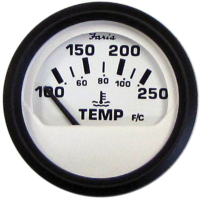 EURO WHITE SERIES TEMP GAUGE