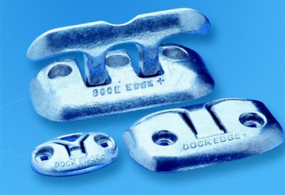 DOCK CLEAT FLIP UP 6IN ALUM. POLISHED REPLACES P/N 686-2606PF
