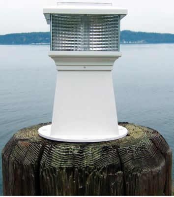 SOLAR PILING LIGHT 6″ SOLAR PILING LIGHT, WHITE