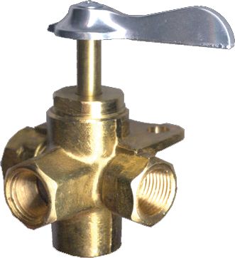 FAIRVIEW VALVE 4-WAY3/8  FPT W PMG