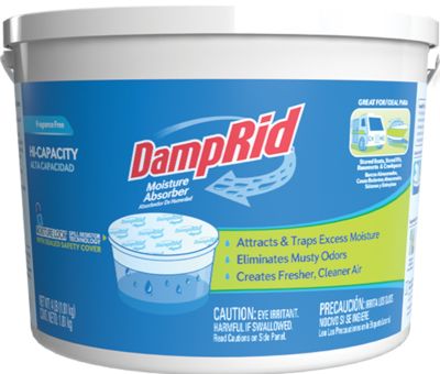 DampRid FG50FFESB High Capacity Moisture Absorber, 2 lb tub, up to 1,000 sq ft, Fragrance Free