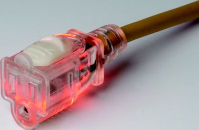 Extension Cord, 15A, 14/3, Lighted, 25′