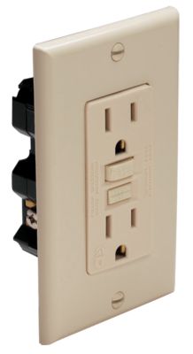 GFCI Receptacle, Ivory