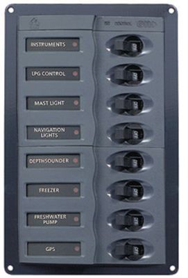 DC CIRCUIT BREAKER PANEL 8 WA REPLACES P/N 69-901V