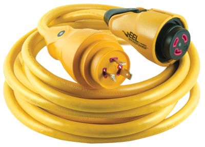 EEL Cordset, 30A 125V, 12′, Yellow