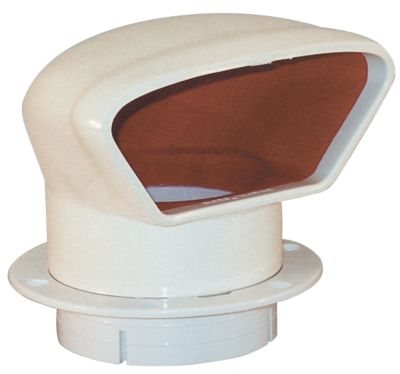 Snap-In Deluxe Low Profile PVC Cowl Vent, 3″