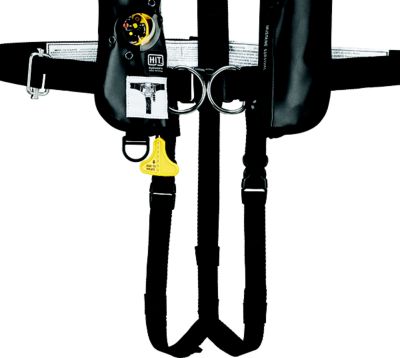 SAILING LEG STRAPS BLACK FOR INFLATABLE PFD’S