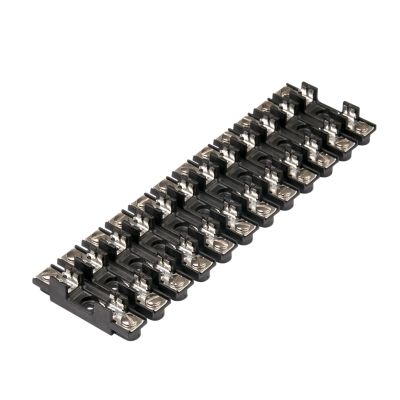 Eaton Bussmann S-8301-12 Break Away AGC Fuse Panel with multiple slots, designed for easy installation and reliable performance.