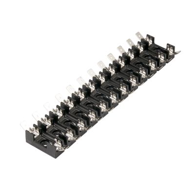 Eaton Bussmann Break Away AGC Fuse Panel with male tabs for electrical applications, designed for 30 Amp, 300V.