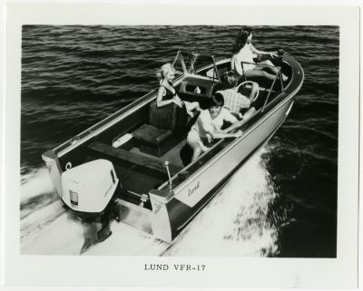 Lund Boat's First Flat-Floor Aluminum Fishing Boat, 1970's