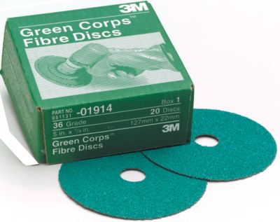 GREEN CORPS FIBRE DISC 7″ 40G 3M