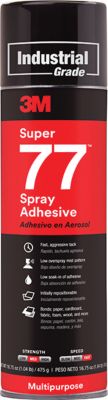 SUPER 77 SPRAY ADHESIVE 16.5OZ NET WT 16.75 NA IN CALIFORNIA