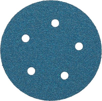 3M 36500 Hookit™ Blue Abrasive Disc Dust-Free,Grade:40E, 5 holes, 50 Discs/Carton, 5"