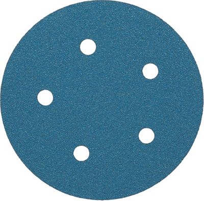 3M 36501 Hookit™ Blue Abrasive Disc Dust-Free,Grade:80E, 5 holes,50 Discs/Carton, 5"