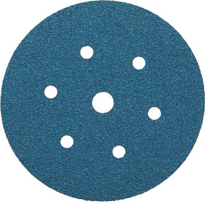 3M 36520 Hookit™ Blue Abrasive Disc Dust-Free,Grade:40E, 50 Discs/Carton, 7 holes, 6"