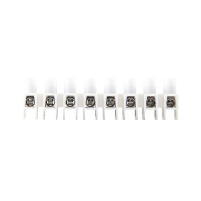 Molex terminal strip with multiple connectors, showcasing durable design for efficient electrical connections.