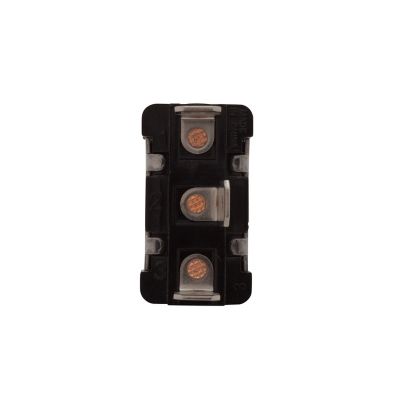 SPDT heavy-duty flat terminal toggle switch with visible copper connectors and durable black casing.