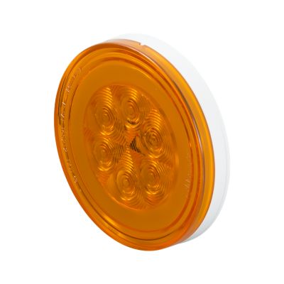 Amber Optronics STL101AB light with 21 diodes and PL-3 connection, showcasing parking and turn signal functionality.