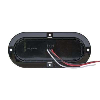 LED stop, tail, turn light with 22 diodes and surface mount design, including wiring in black casing.