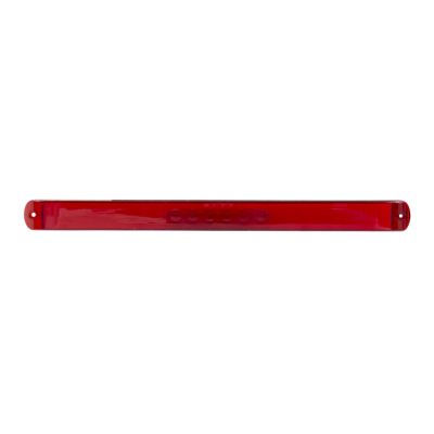 Thinline red stop, tail, turn light with 28 diodes for vehicle signaling.
