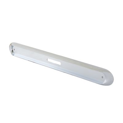 Sleek chrome mounting base by Optronics for model 7232, with a polished finish and streamlined design.